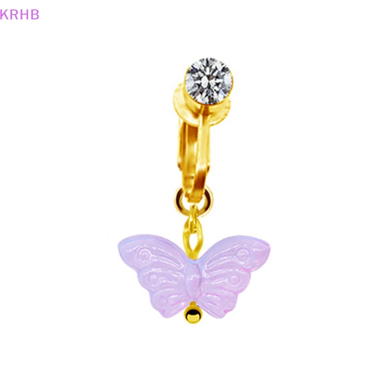 Khuyên Rốn Hình Bướm Không Cần Bấm Lỗ Sáng Tạo Cho Nữ Mới