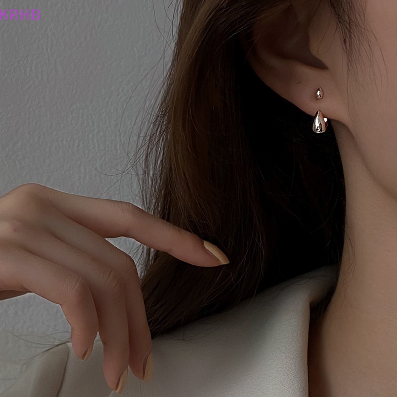 1 Khuyên Tai Hình Giọt Nước Thời Trang Cho Nữ Mới