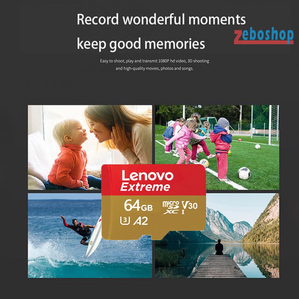 Thẻ Nhớ Micro SD Tốc Độ Cao 16GB / 32GB / 64GB / 128GB / 256GB / 512GB / 1TB Cho Điện Thoại Lenovo