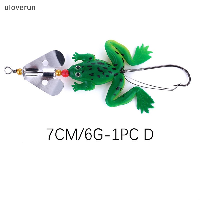 Mồi Câu Cá Giả Hình Ếch Mềm 4 Màu Chất Lượng Cao vn