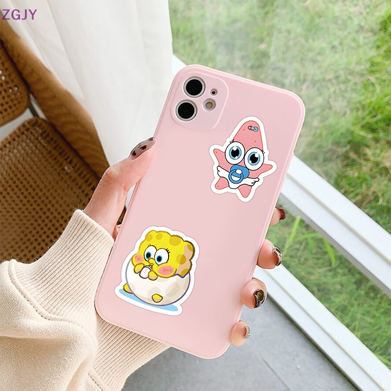 Bộ 63 Miếng Dán ZGJY Hoạt Hình Doodle Chống Thấm Nước Trang Trí Sổ Tay / Ván Trượt Cho Bé Mới