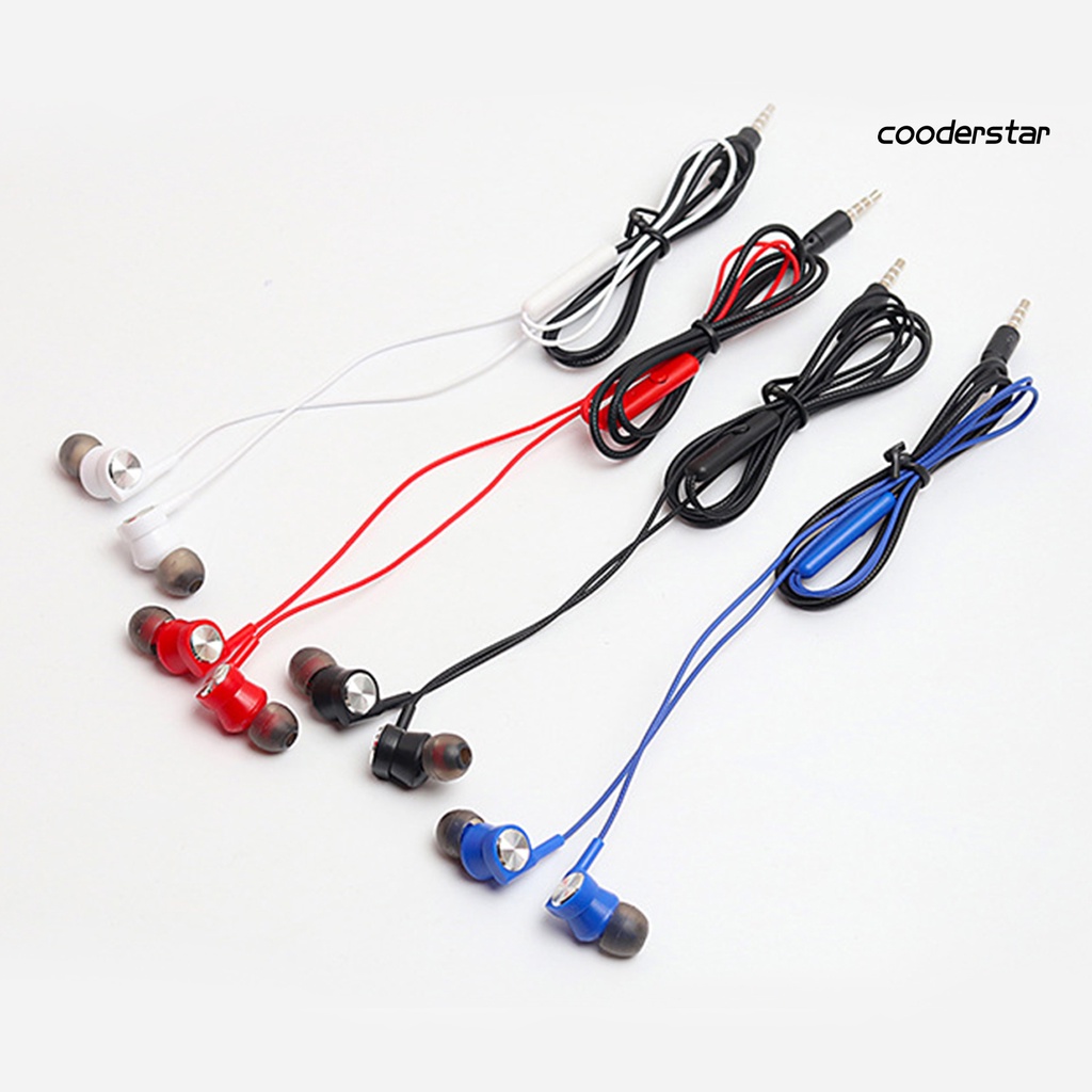 Tai Nghe Nhét Tai HY-1 Chống Ồn Jack 3.5mm Bass Trầm Có Micro Tiện Dụng