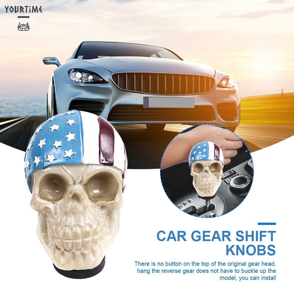 Đầu Cần Gạt Số Xe Hơi Hình Đầu Lâu Sáng Tạo Cá Tính