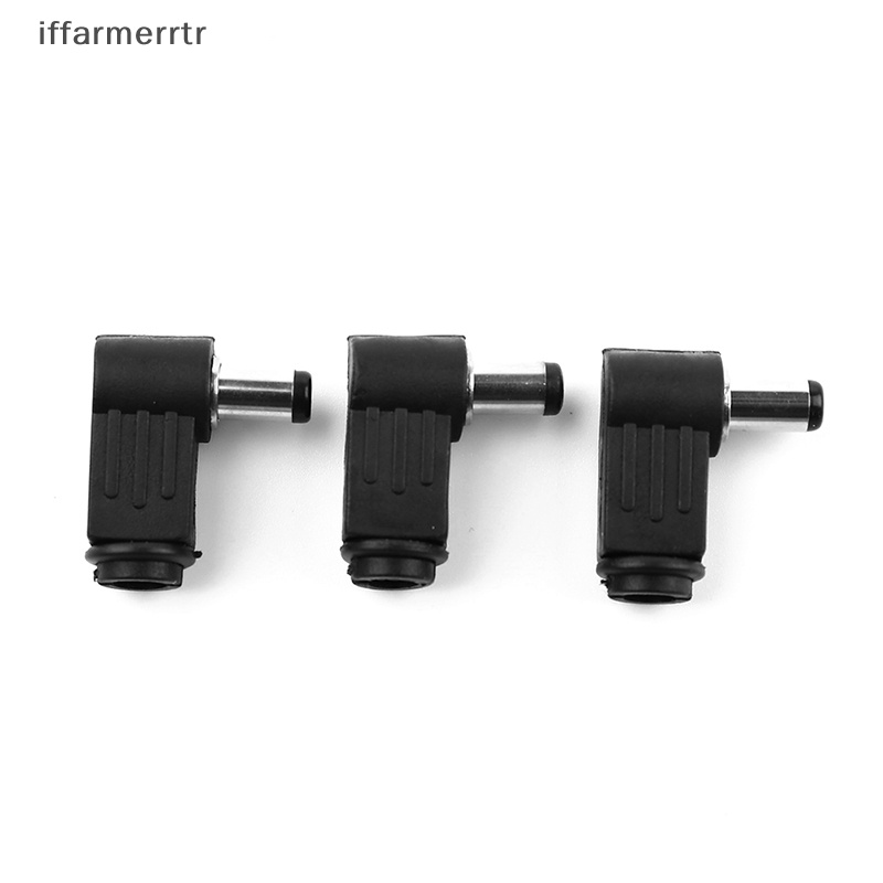 Bộ 2 Jack Cắm Đơn Chữ L 90 Độ 5.5X2.1Mm / 2.5mm DC