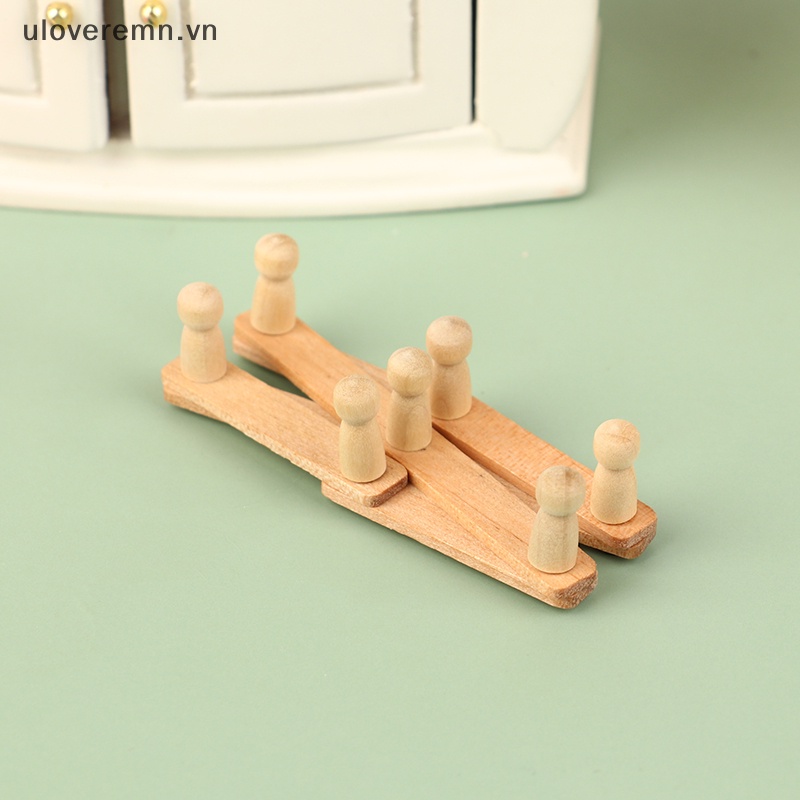 Móc Treo Quần Áo Gắn Tường Tỉ Lệ 1: 12 Trang Trí Nhà Búp Bê