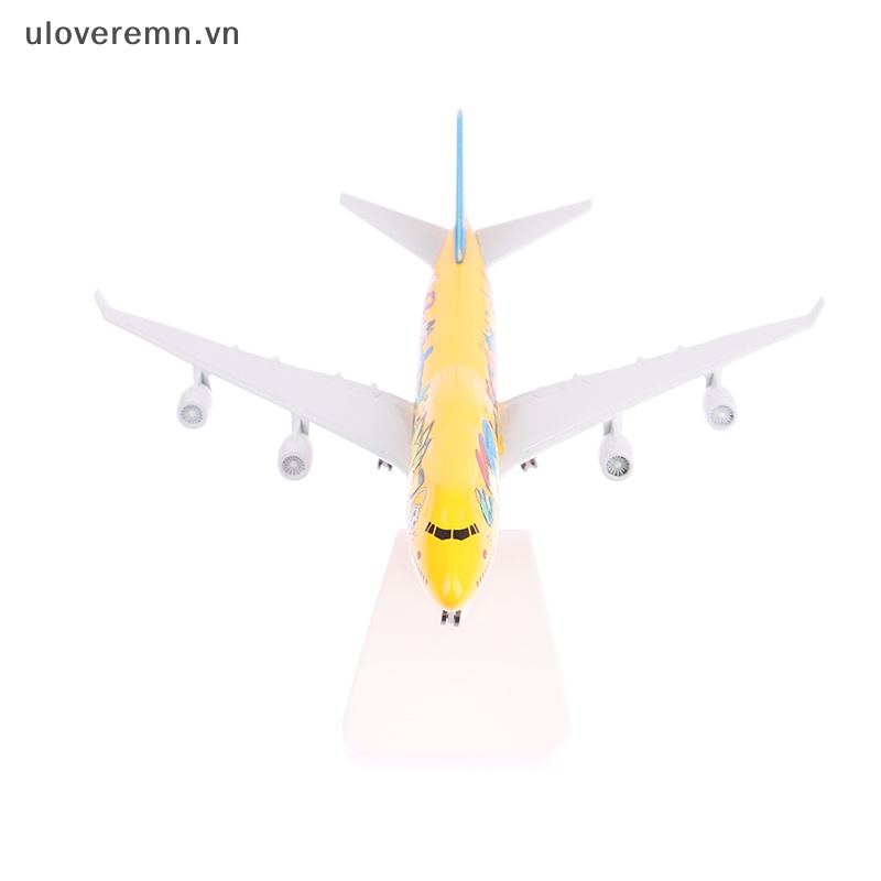 Mô Hình Máy Bay Uloveremn 20cm B747 Bằng Hợp Kim Nhôm