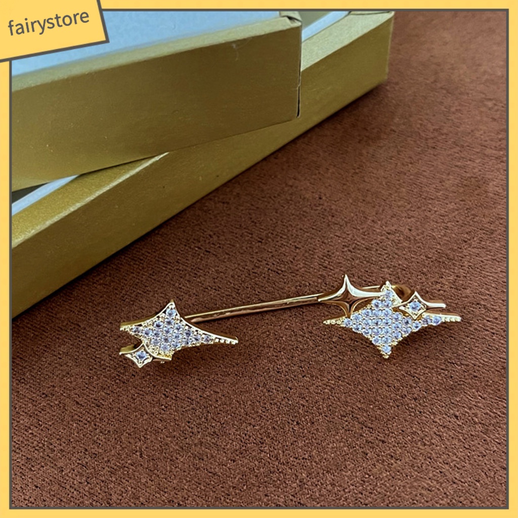 1 Khuyên Kẹp Vành Tai Đính Đá Giả Thời Trang Cho Nữ