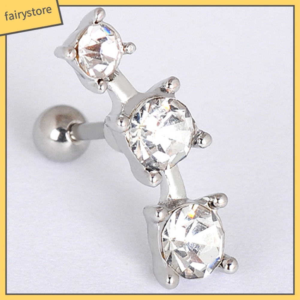 1 Khuyên Tai Thanh Tạ Đính Đá Zircon Thời Trang