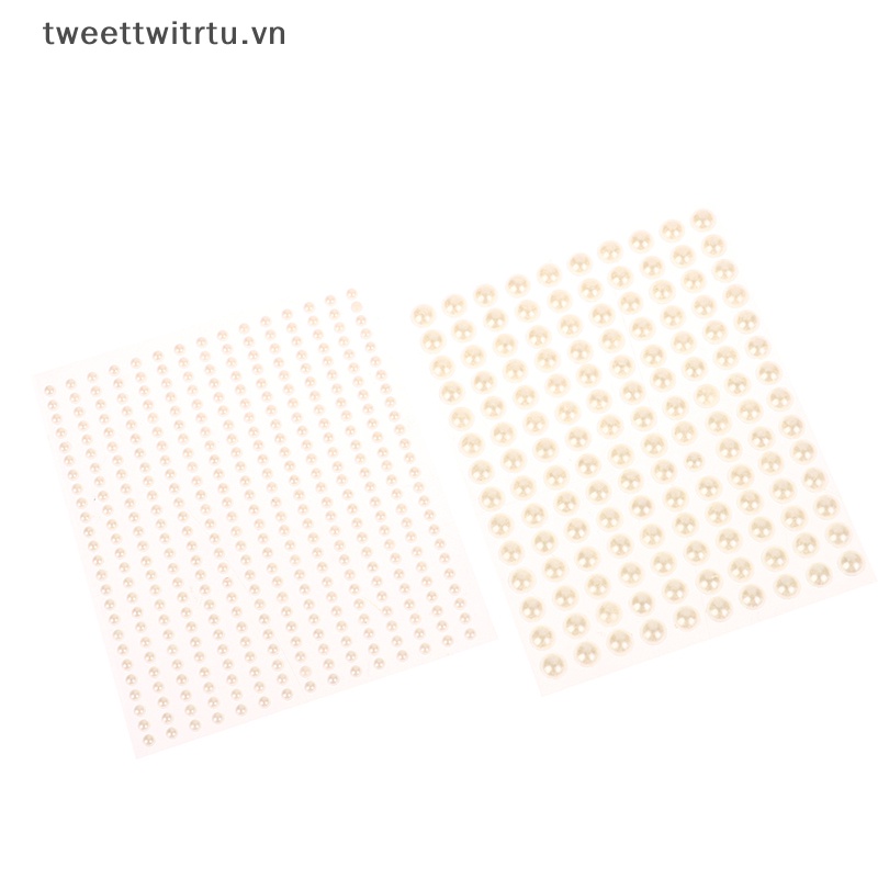 Hạt Ngọc Trai Giả Bằng Acrylic 3 / 4 / 5 / 6mm Dùng Trang Trí Đồ Chơi