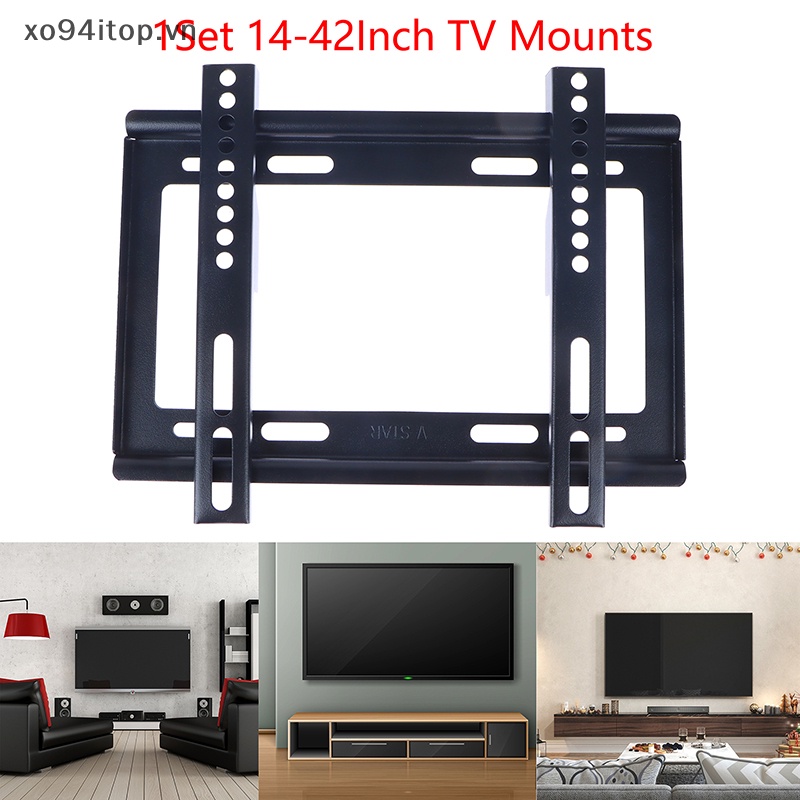 Giá Đỡ TV LCD 14-42Inch Gắn Tường Kèm Ốc Vít 1.2MM