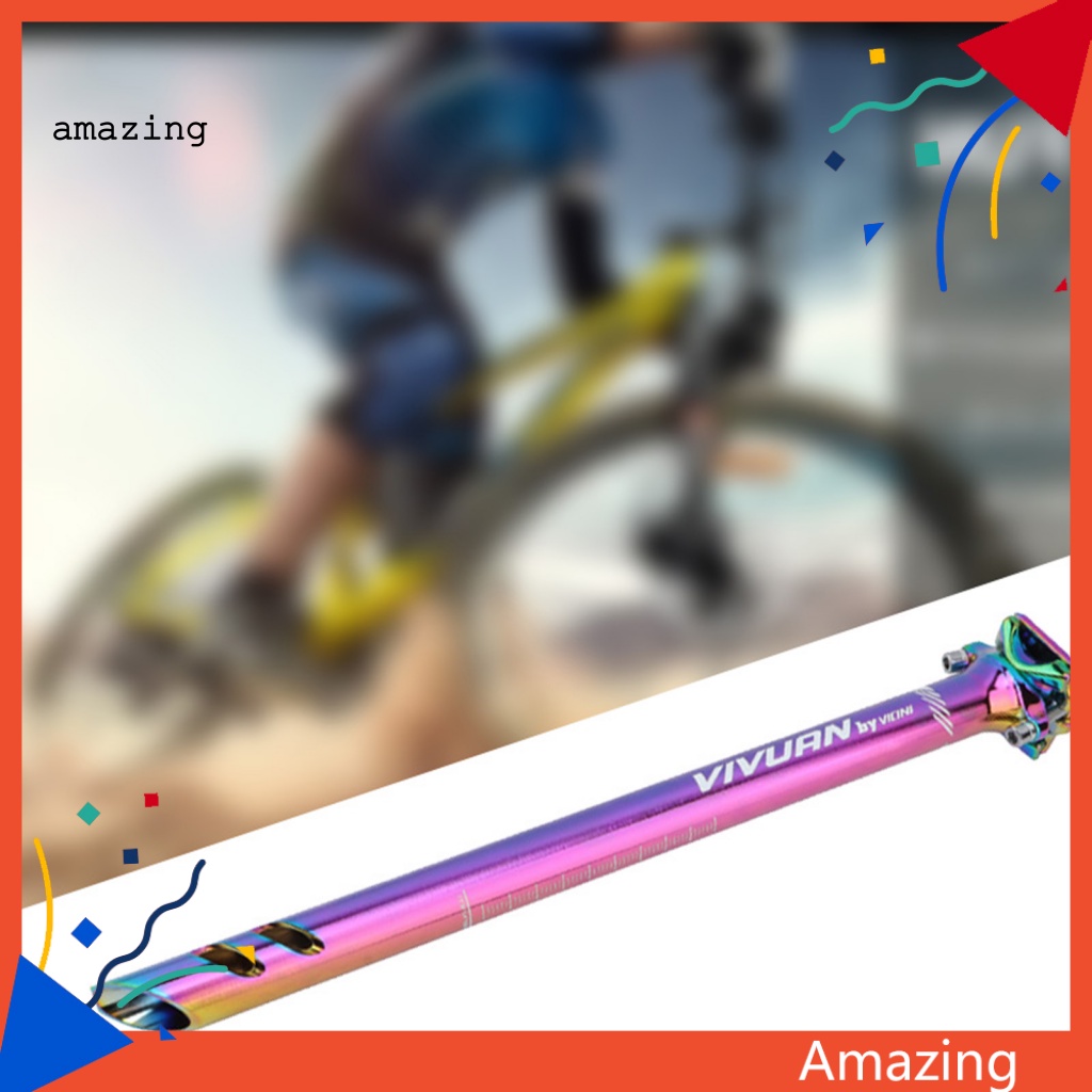 Trục Gắn Yên Xe Đạp Leo Núi Chống Sốc Bằng Hợp Kim Nhôm 400mm Nhiều Màu Sắc