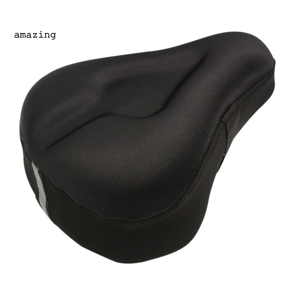 1 Bộ Vỏ Bọc Yên Xe Đạp Bằng Silicone Phản Quang Chống Trượt Chống Mài Mòn