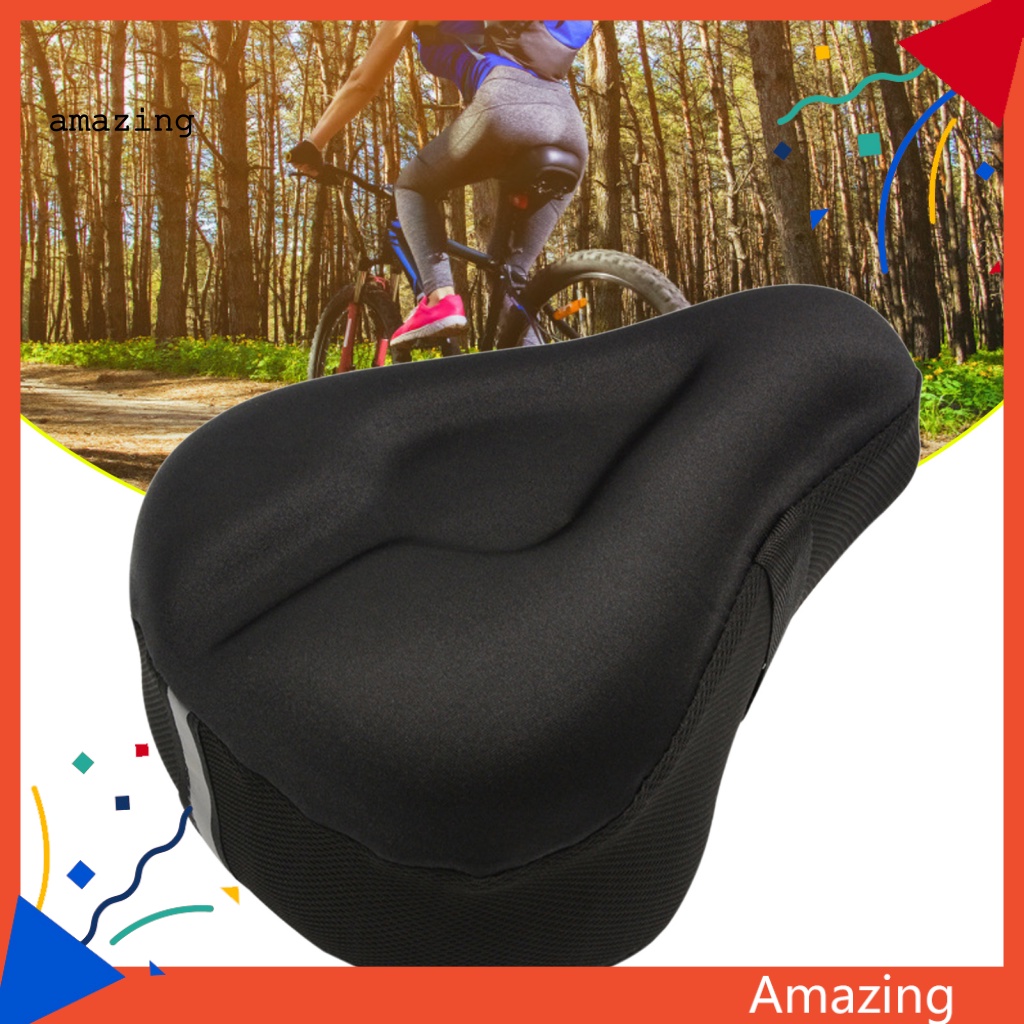 1 Bộ Vỏ Bọc Yên Xe Đạp Bằng Silicone Phản Quang Chống Trượt Chống Mài Mòn