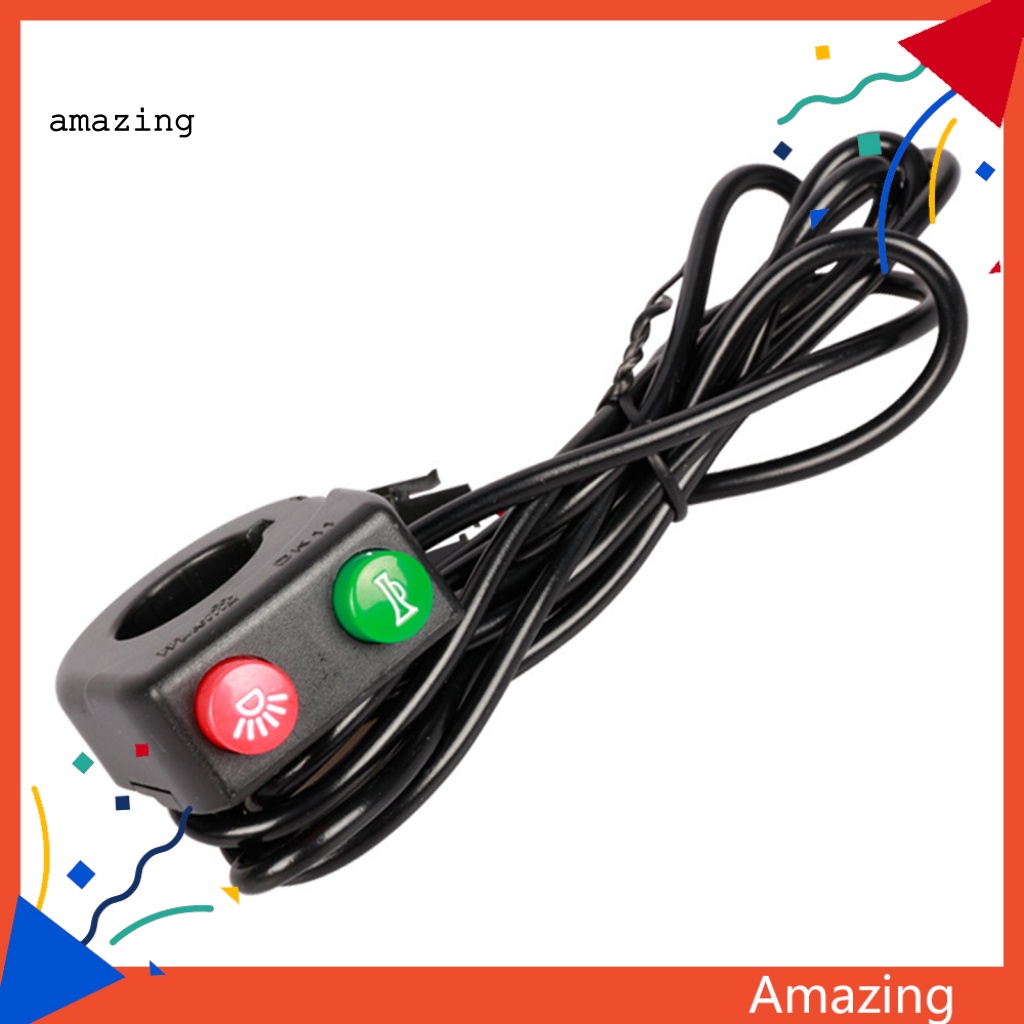 Công Tắc Đèn Và Còi Xe Đạp 2 Trong 1 Bằng Nhựa Trọng Lượng Nhẹ