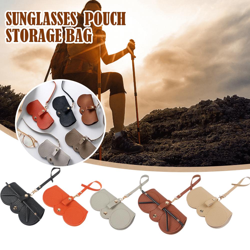 Túi Da PU Mềm Đựng Mắt Kính Chống Thấm Nước / Bụi Bẩn Tiện Dụng