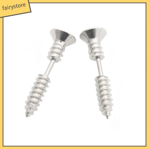 Bông Tai Đinh Tán Bằng Thép Không Gỉ Độc Đáo Phong Cách Punk Gothic