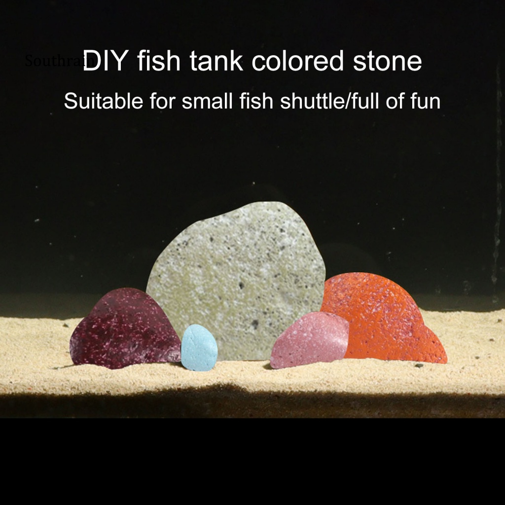 Bộ 5 Viên Đá Nhân Tạo Tự Nhiên Không Ô Nhiễm Trang Trí Bể Cá