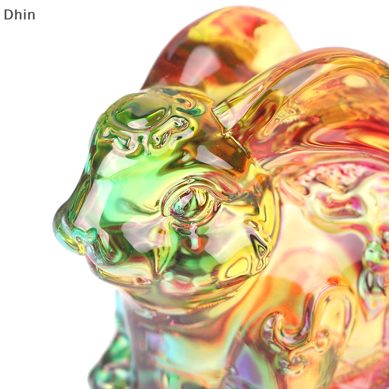 Chú Thỏ Nhỏ Bằng Thủy Tinh Dễ Thương Dùng Trang Trí