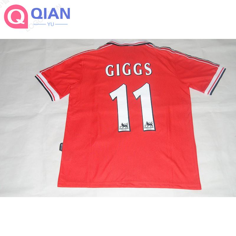 Bộ Quần Áo Bóng Đá Đội Tuyển 92-94 MU Phong Cách Retro