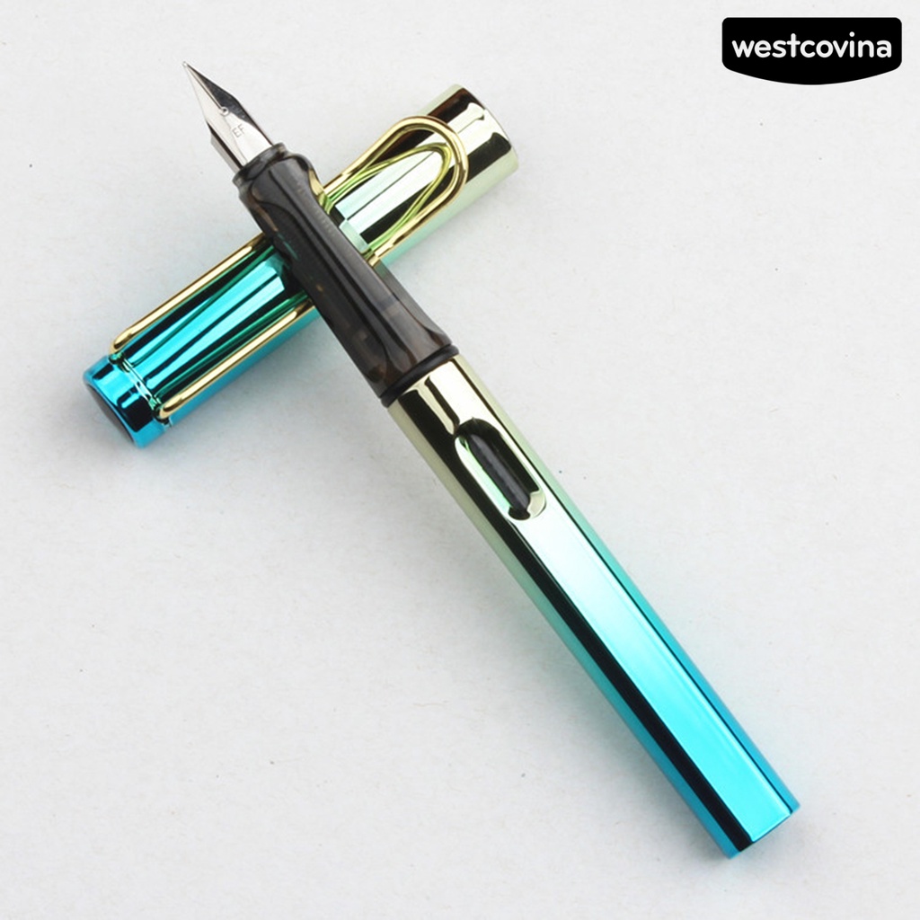 [WSTN]✎Bút Mực Mặt Gương Chống Trượt Ngòi Mảnh Mạ Điện Không Phai Màu