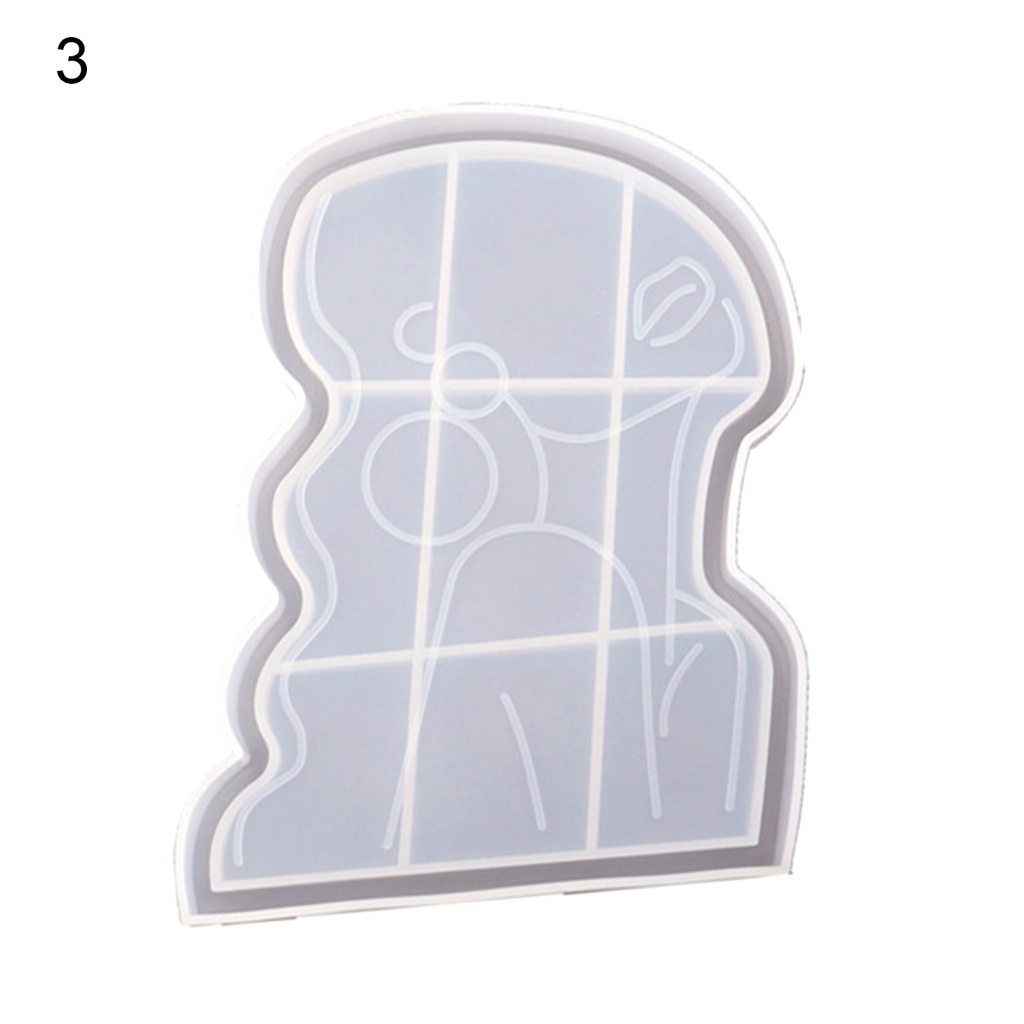 Khuôn Silicone Làm Bánh Co Giãn Chống Dính Hình Cô Gái