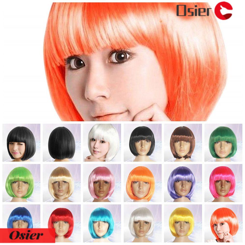 OSIER1 Bộ Tóc Giả Kiểu Bob Dùng Cho Tiệc Halloween