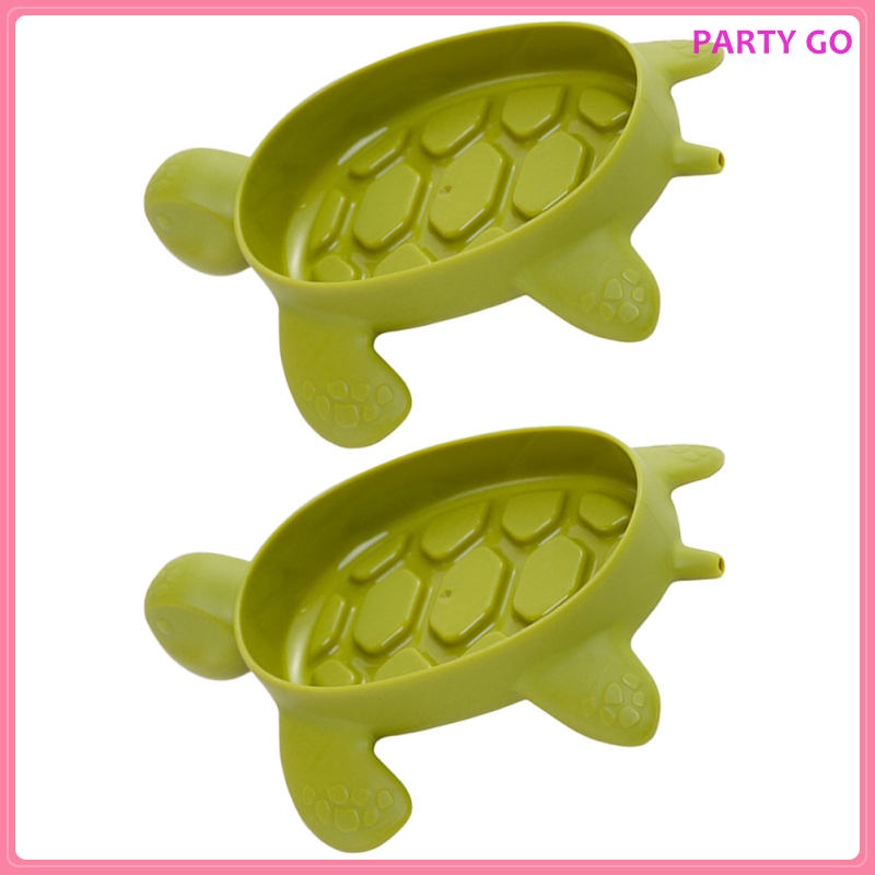 Set 2 Khay Đựng Xà Phòng Hình Rùa Dễ Thương
