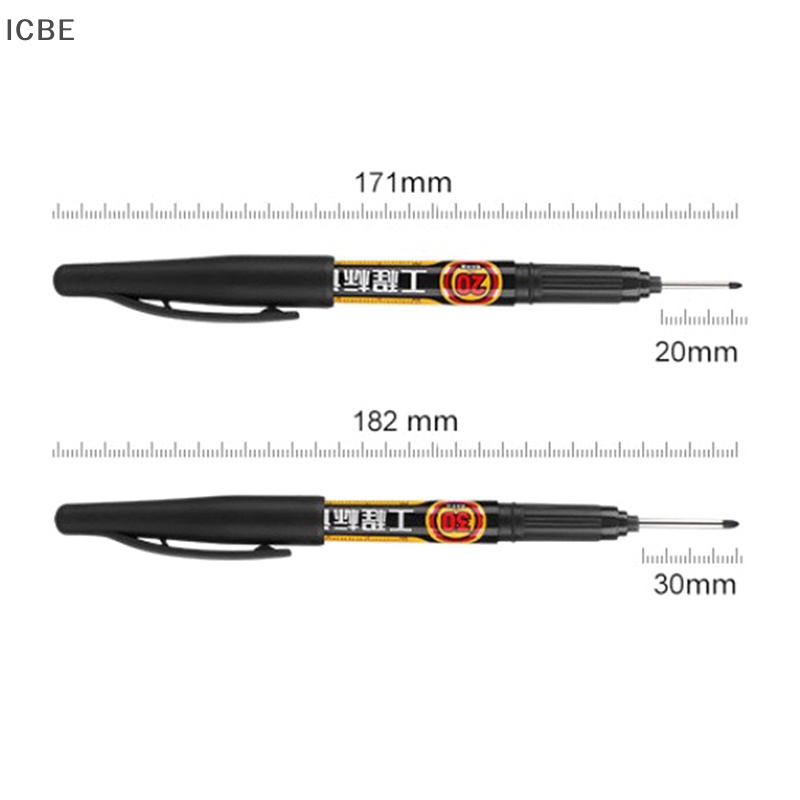 Ic Bút Đánh Dấu Lỗ Dài Đa Năng Màu Đỏ / Đen / Xanh Lá / Trắng Dùng Trang Trí Nhà Tắm