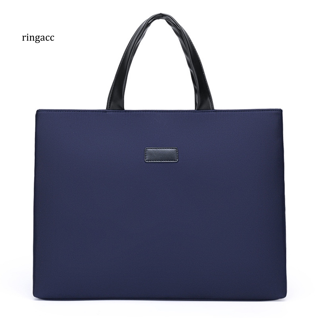 Túi Đựng Tài Liệu RGA Sức Chứa Lớn Chống Mài Mòn Chống Thấm Nước Có Khóa Kéo Màu Sắc Đơn Giản Cho Nam