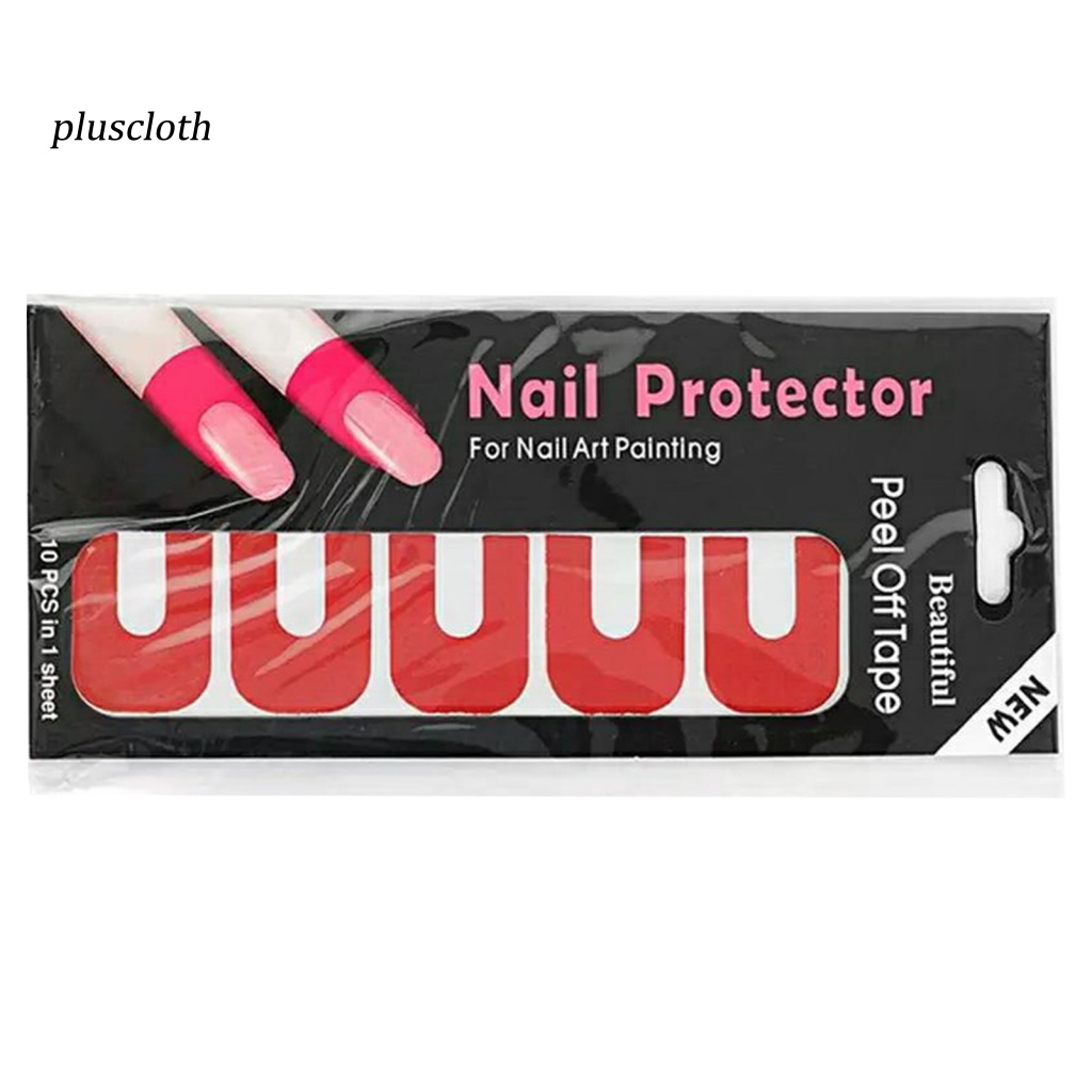 Cuộn Băng Keo Dán Móng Hình Chữ U Chống Lem Dùng Một Lần