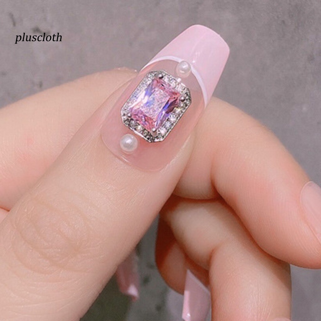 Khối Lập Phương Mini Đính Đá Zircon Trang Trí Móng Tay DIY