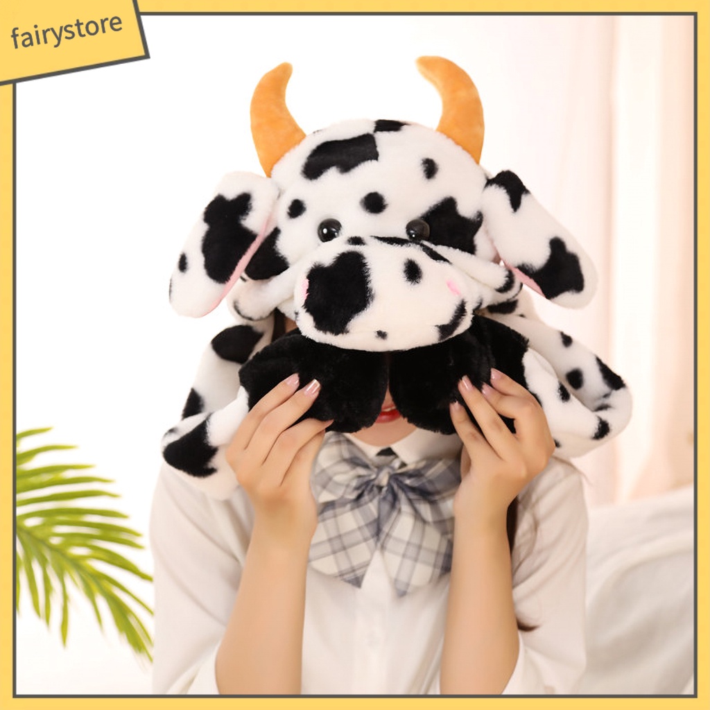 Mũ Nhồi Bông PP Mềm Mại Có Tai Bò Di Chuyển Được Dành Cho Bữa Tiệc