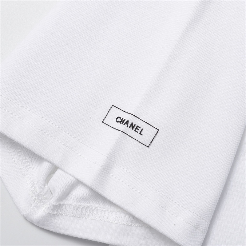 Áo Thun Tay Ngắn Thêu logo C-H 88-The Thời Trang Chất Lượng Cao