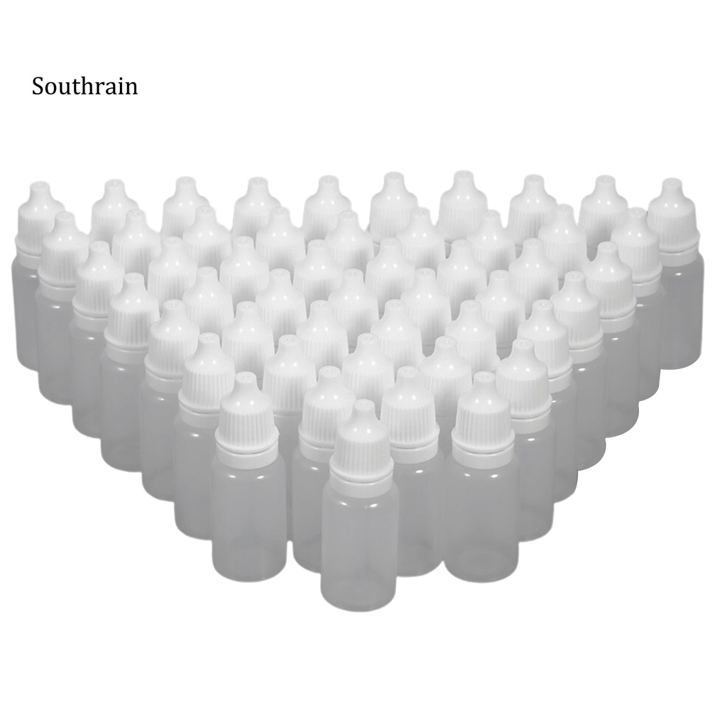 Set 50 Lọ Rỗng Mềm 10ml Đựng Dung Dịch Nhỏ Giọt Tiện Dụng