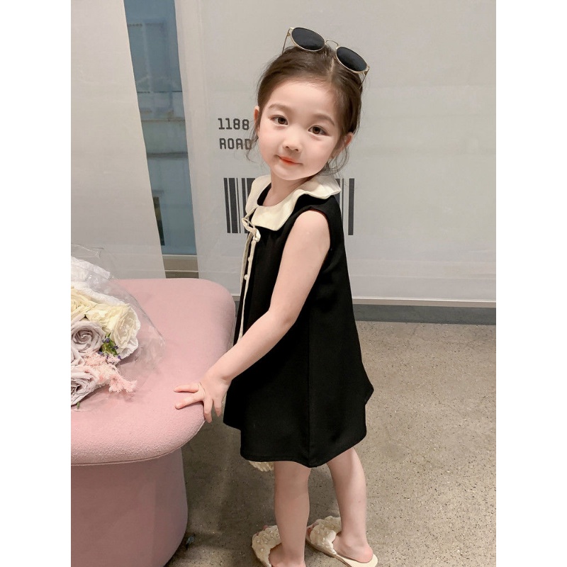 Đầm Công Chúa Không Tay Thời Trang Mùa Hè Hàn Quốc Mới 2023 Dành Cho Bé Gái