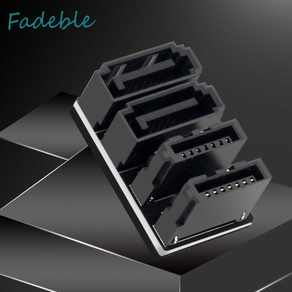 Bộ Chuyển Đổi 2 SATA 7Pin Male Sang Female Cho Bo Mạch Chủ