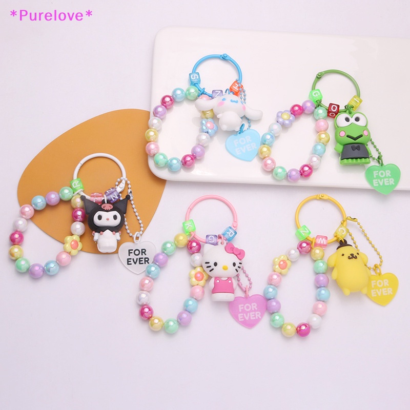 Móc Khóa Silicon Hình Chó Mèo Màu Kẹo Ngọt Có Khối In Chữ Dễ Thương Cho Nữ Mới