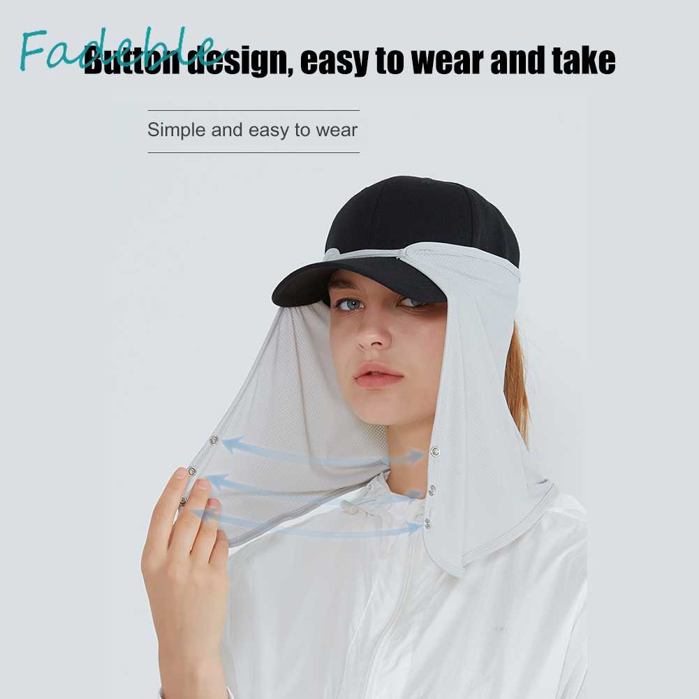Mũ Chống Nắng Kèm Tấm Che Mặt Và Cổ Nhanh Khô Tiện Dụng