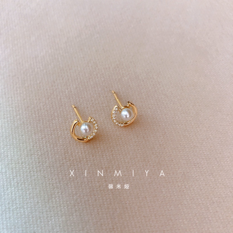 Khuyên Tai Ngọc Trai Tinh Xảo Phong Cách Thời Trang Mới 2023