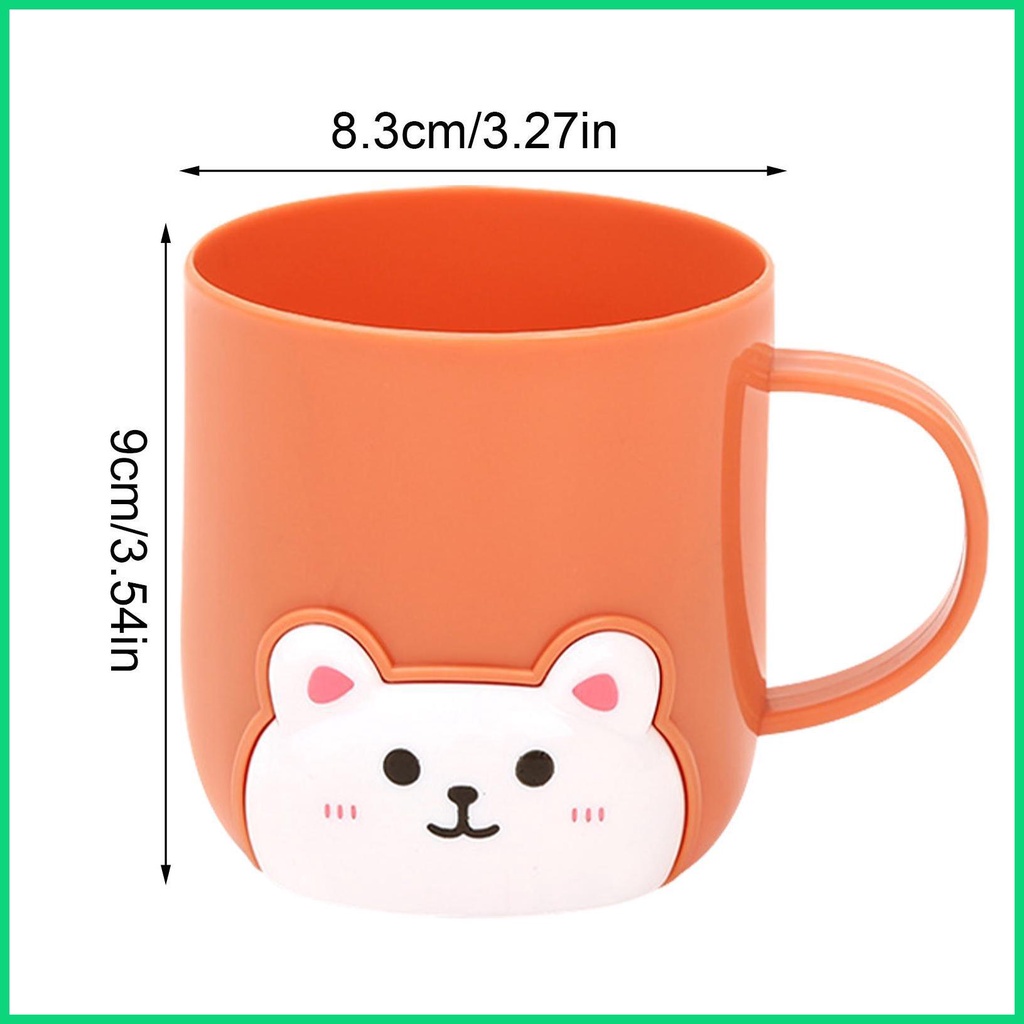 Cốc Đánh Răng Hình Gấu Hoạt Hình Dễ Thương Cho Bé