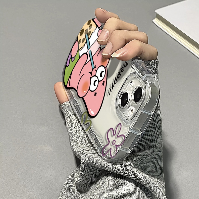 Ốp Điện Thoại Silicon TPU Mềm Trong Suốt In Họa Tiết Hoạt Hình Chống Sốc Cho IPhone 14 13 12 11 Pro XS Max X XR 7 + 8 Plus