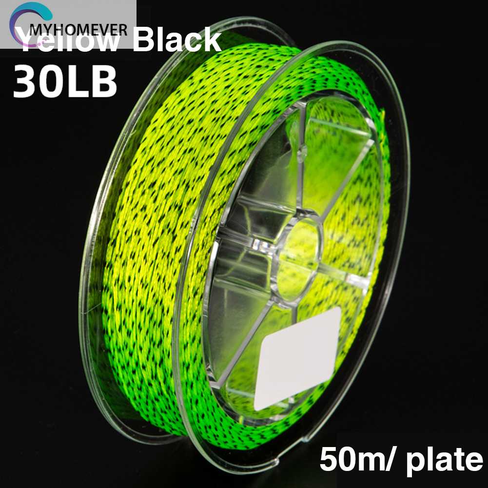 Cuộn Dây Câu Cá Bện 8 Sợi Polyester 50m 20 / 30LB