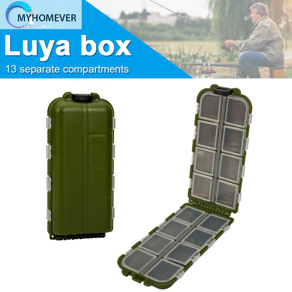 Hộp Đựng Mồi Câu Cá 13 Ngăn Tiện Lợi Ốp