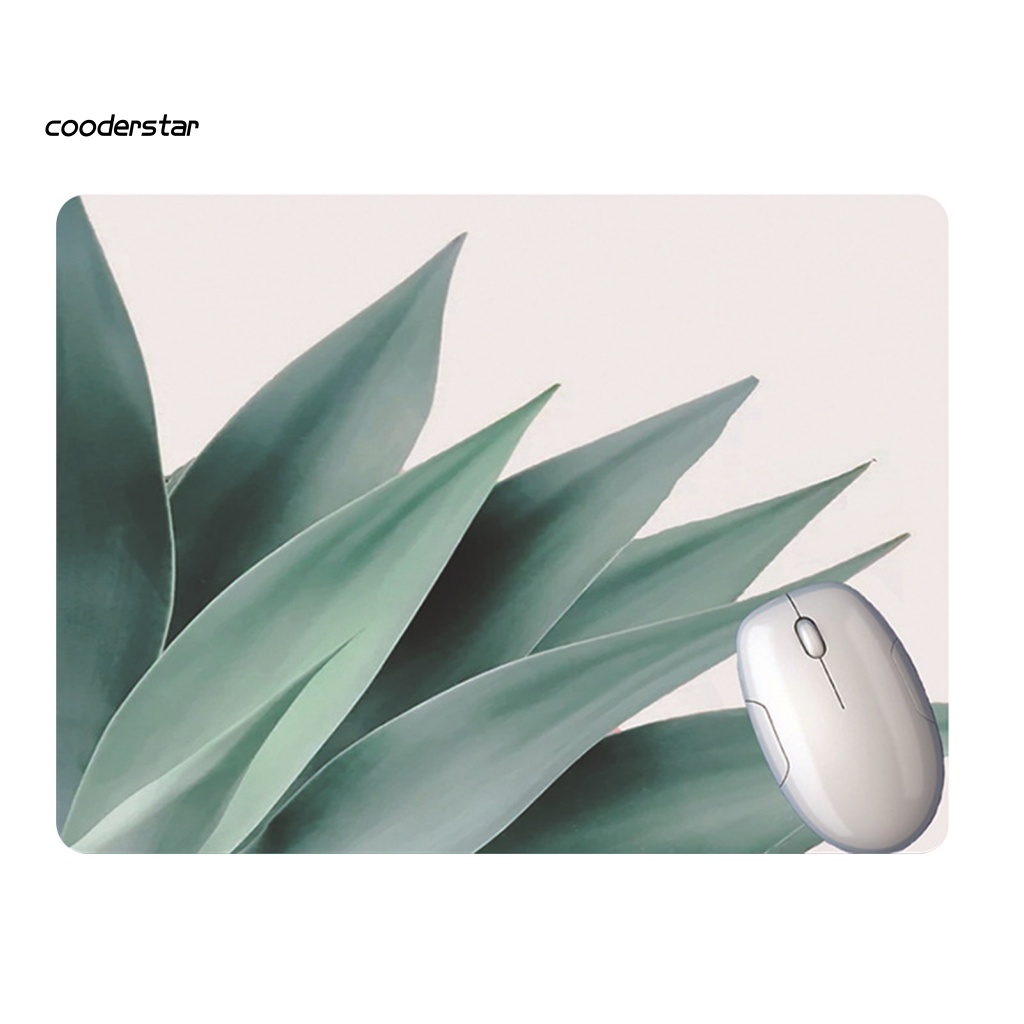 Tấm Lót Chuột Máy Tính Hình Cây Xanh Siêu Nhẹ Mềm Mại Tiện Dụng Cho Văn Phòng