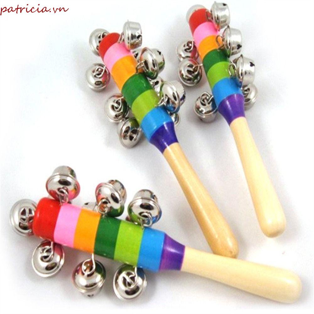 Chuông Lục Lạc Cầm Tay Nhiều Màu Sắc Vui Nhộn Cho Bé