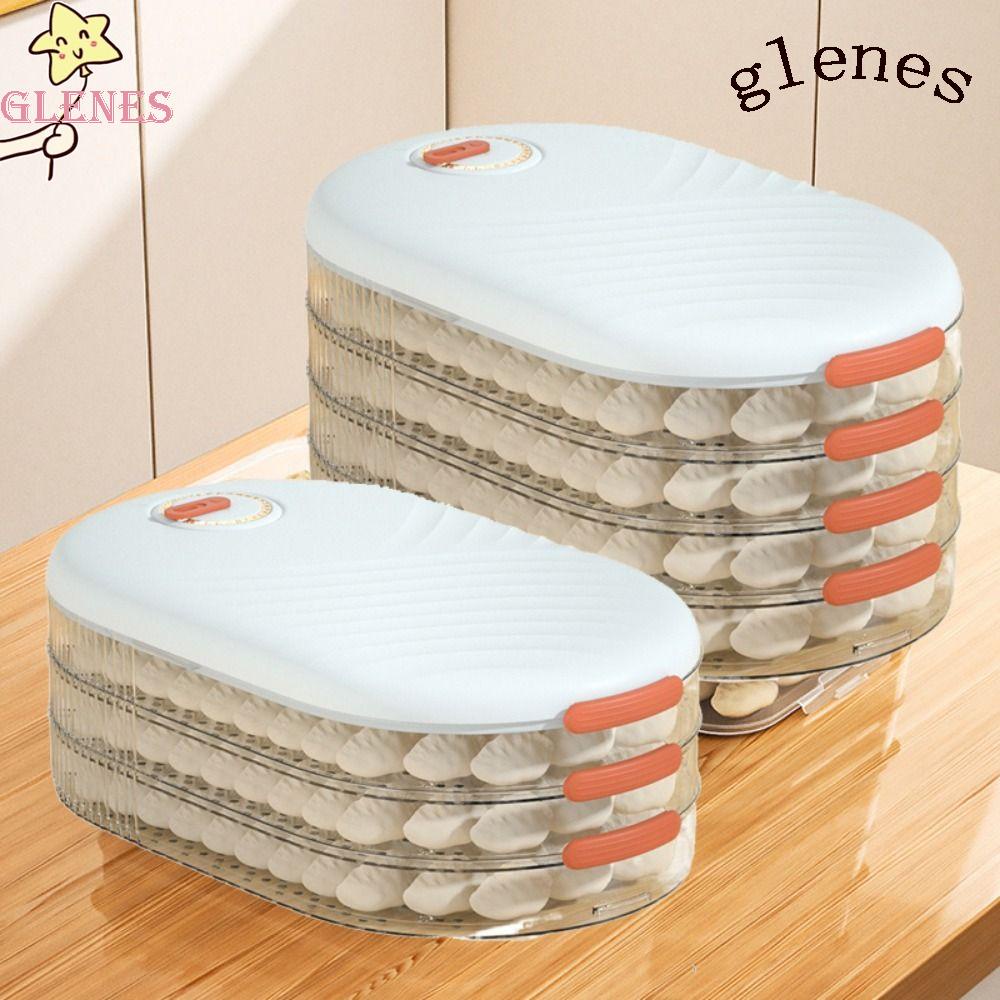 Hộp Đựng Bánh Xếp Chồng Nhiều Tầng Trong Suốt Sức Chứa Lớn Tiện Dụng Cho Nhà Bếp