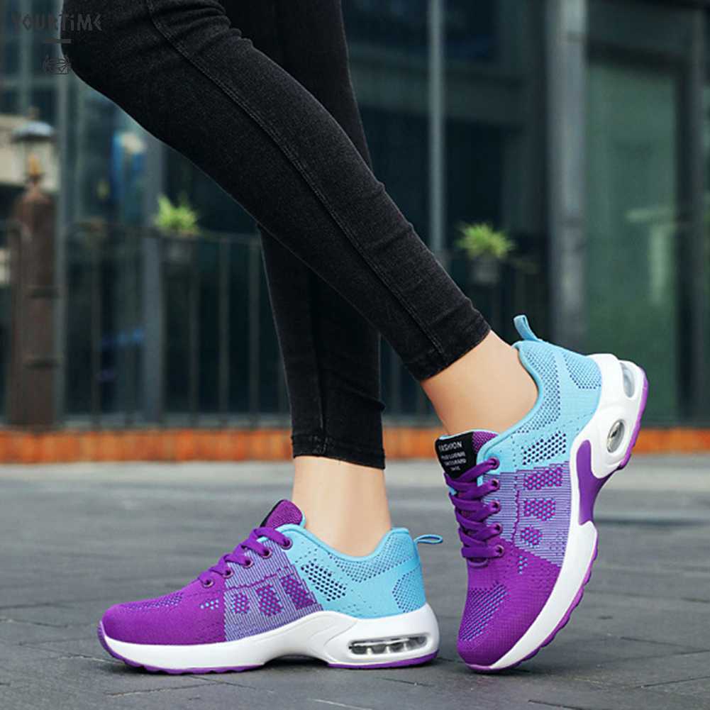 Giày Chạy Bộ Đế Phẳng Cột Dây Thoáng Khí Unisex