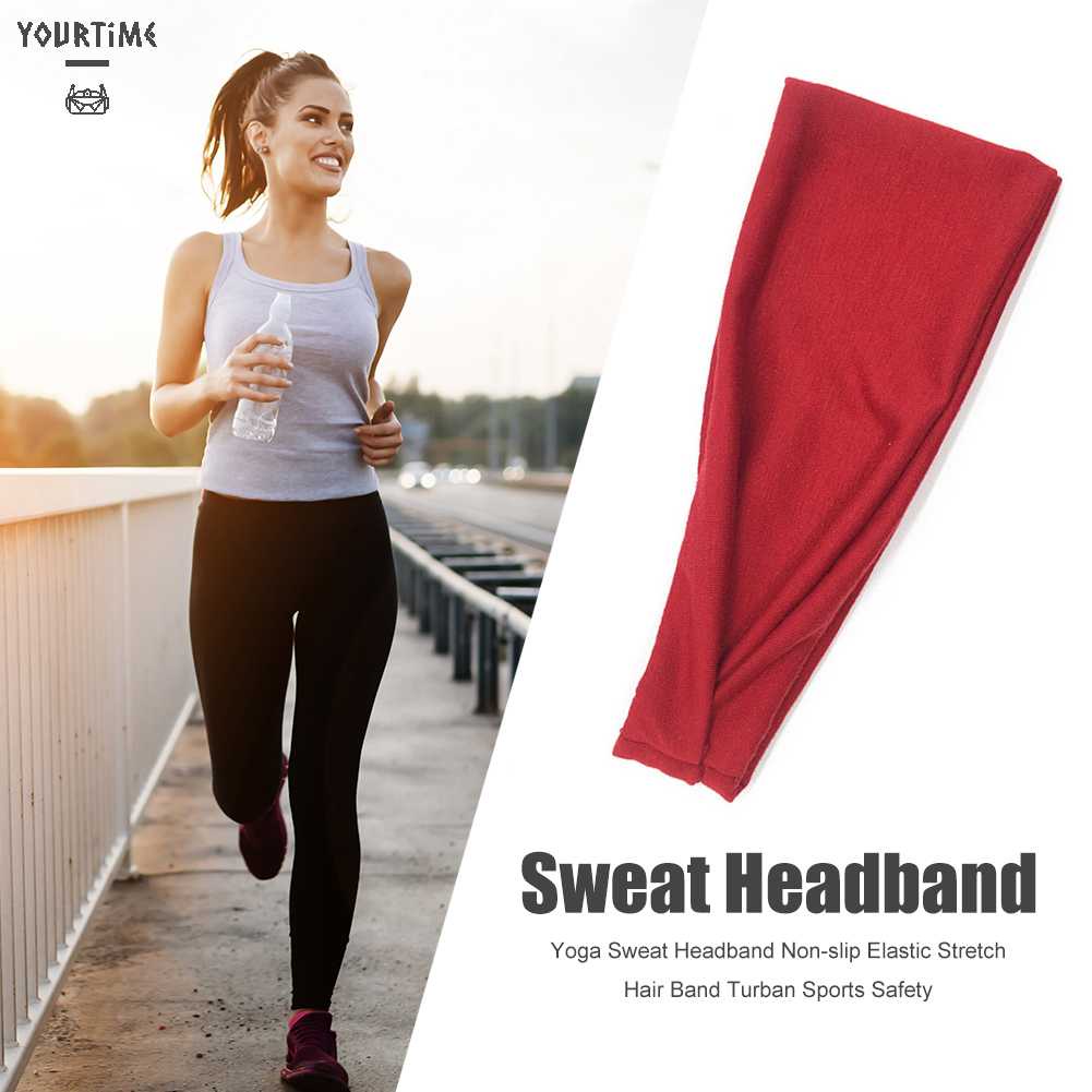 Băng Đô Cài Tóc Co Giãn Chống Trượt Khi Tập Thể Thao