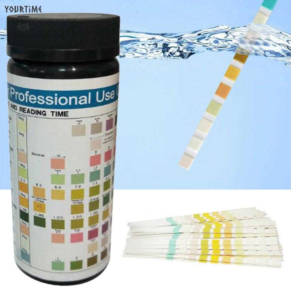 Set 100 Giấy Kiểm Tra Axit Alkali URS-10T Cho Bể bơi