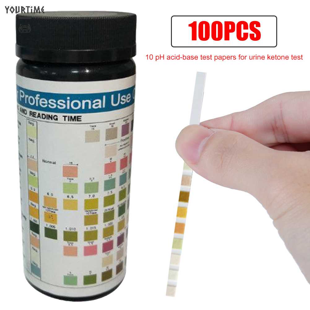 Set 100 Giấy Kiểm Tra Axit Alkali URS-10T Cho Bể bơi